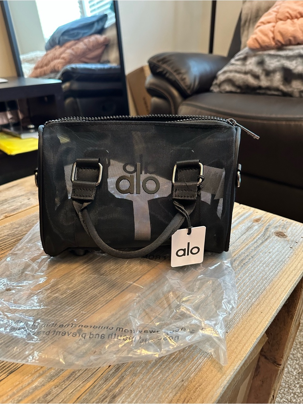 ALO Duffle Sheer Mini Bag